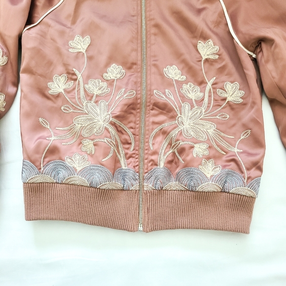 American threads blush bomber jacket - Picture 2 of 10